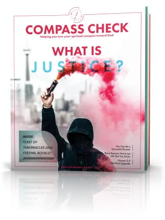 Compass Check Fall 2020 Tilted Cover Image: What Is Justice?