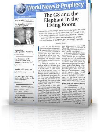 World News and Prophecy August 2001 World News and Prophecy August 2001