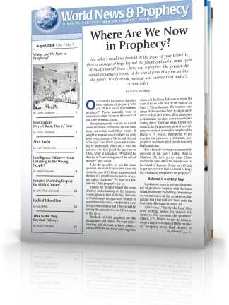 World News and Prophecy August 2004