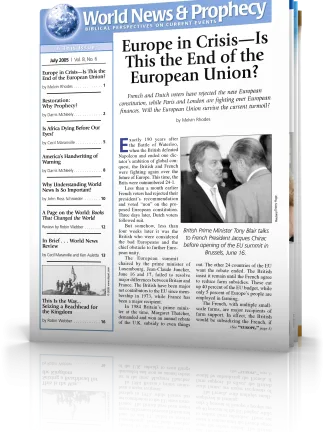 World News and Prophecy July 2005