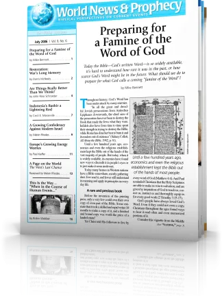 World News and Prophecy July 2006