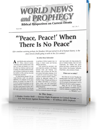 World News and Prophecy March 2000 World News and Prophecy March 2000
