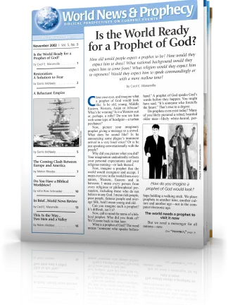 World News and Prophecy November 2002