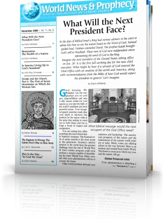 World News and Prophecy November 2008 World News and Prophecy November 2008
