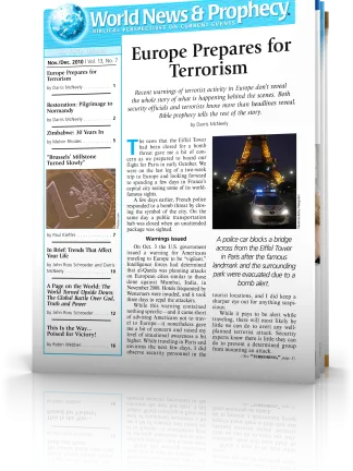 World News and Prophecy November - December 2010