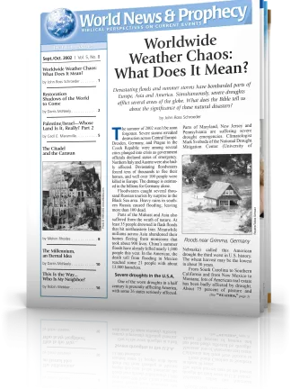 World News and Prophecy September - October 2002 World News and Prophecy September - October 2002