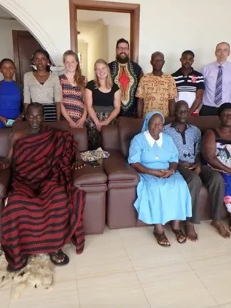Group photo of Ghanaian brethren