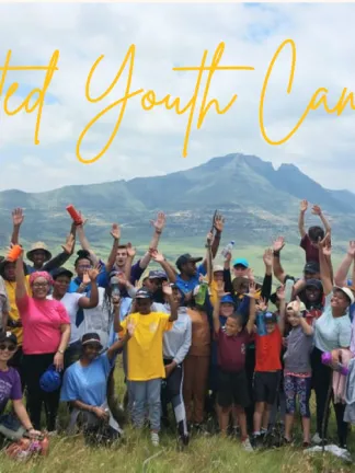 Group photo of campers and staff at United Youth Camp South Africa Group photo of campers and staff at United Youth Camp South Africa