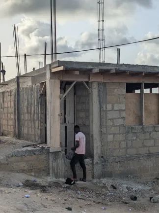 Winneba Hall progress