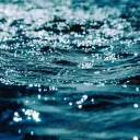 water with light sparkling on the surface