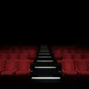 empty rows of seats in a movie theater
