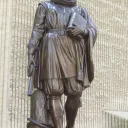 A statue of John Winthrop by Richard Saltonstall Greenough (1873).