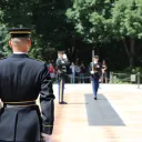 Changing of the guard at Arlington National Cemetery.