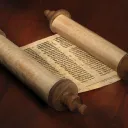 Um pergaminho antigo.