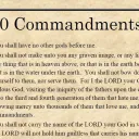 Ten Commandments