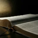 An open Bible.