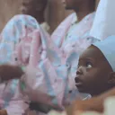 A photo of young child in Nigeria.