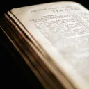 A Bible opened to the book of Timothy.