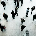 A crowd of people.