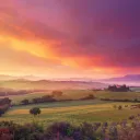 A beautiful green valley.