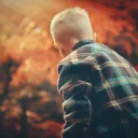 A little boy playing.