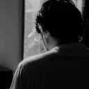 A man praying.