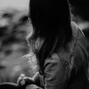 A woman praying.