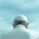 Back of the pope.