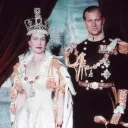 Elizabeth II and Philip after Coronation