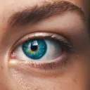 a closeup of a person's eye