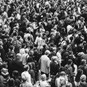 A large crowd of people.