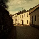 A old street in an old town.