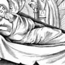 Black and white king laying down - Nebuchadnezzar Not Remember His Own Dream?