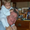 Grandad with grandchild