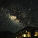 A night sky with millions of stars.