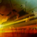 An illustration of knights riding on horses.