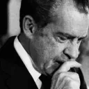 US  President Richard Nixon