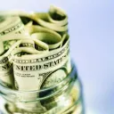 Money in a jar