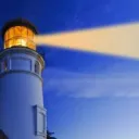 Lighthouse with light shining in dark - Right Values: Light in an Age of Confusi