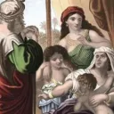 Abraham and his family