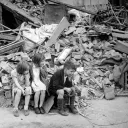 Children affected by World War II in Great Britain.