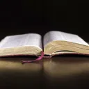 An open Bible.