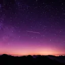 A night sky.