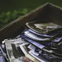 Old photos in a box.