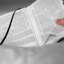 An open Bible.