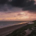 A photo of Dunkirk beach in France.