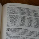A Bible opened to Luke 6