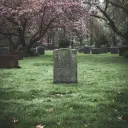 A grave stone.
