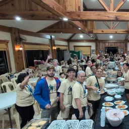 2024 Feast of Tabernacles Baguio City, Philippines a group of people gathered in line for food