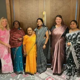 2024 Feast of Tabernacles Agra, India a group of women in traditional Indian clothing